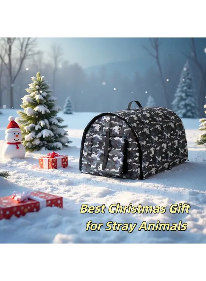 CAMELDAILY Heavy Duty Oxford Cloth Pet House Green All Season Windproof Portable Shelter - Image 3